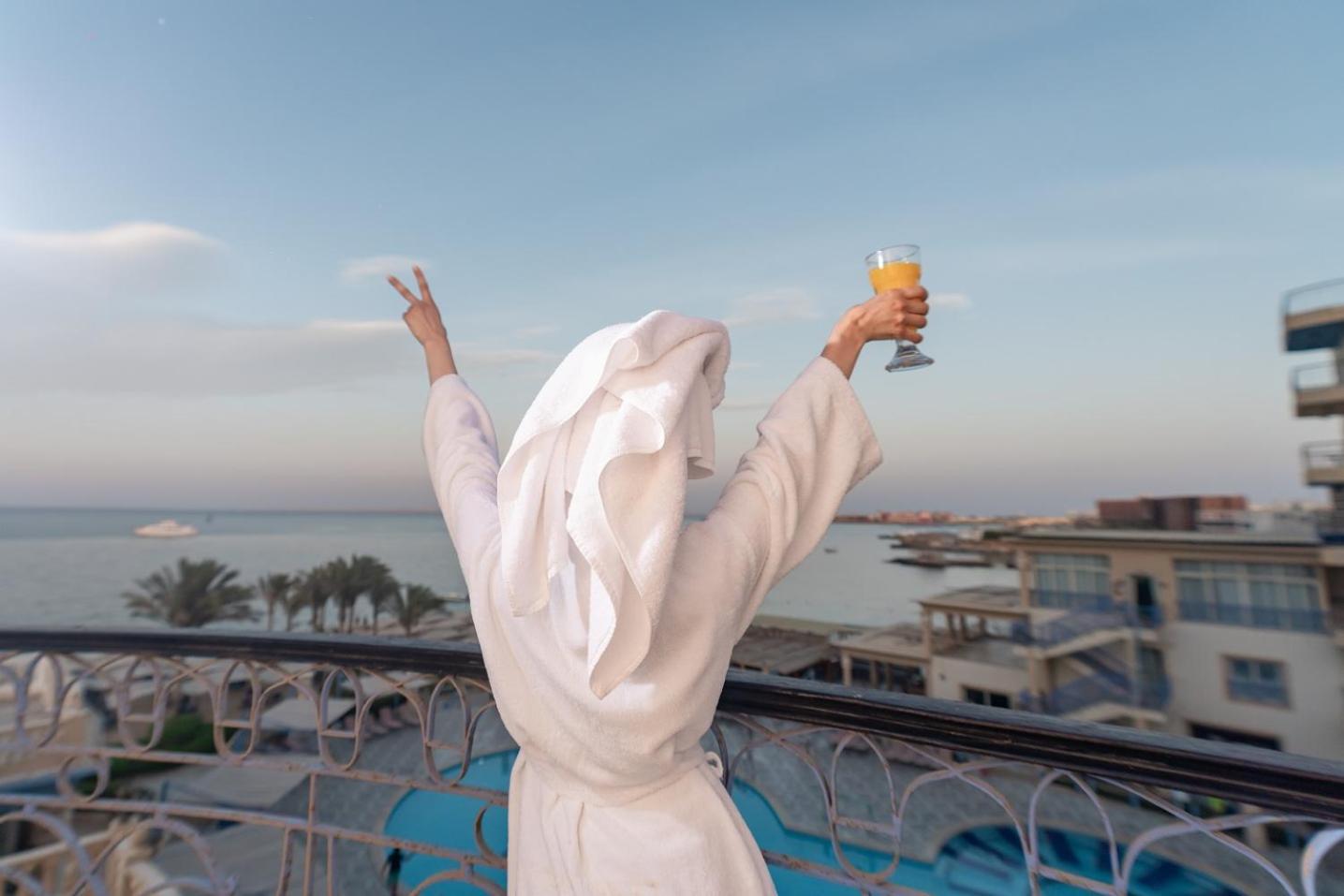 Sphinx Aqua Park Beach Resort Hurghada Exteriör bild
