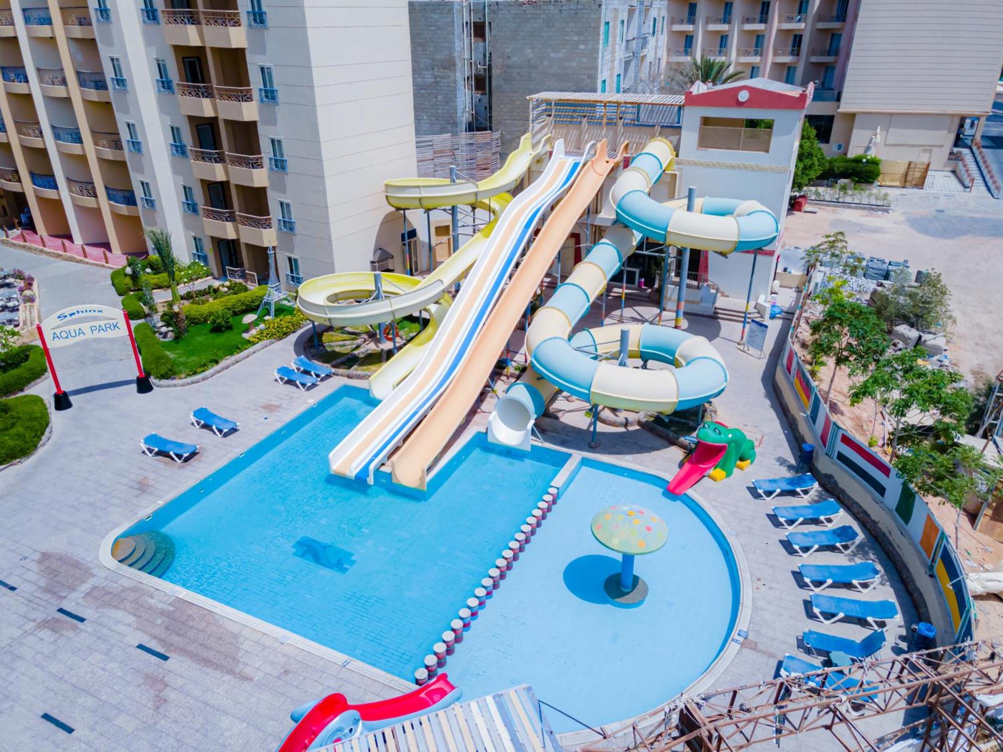Sphinx Aqua Park Beach Resort Hurghada Exteriör bild
