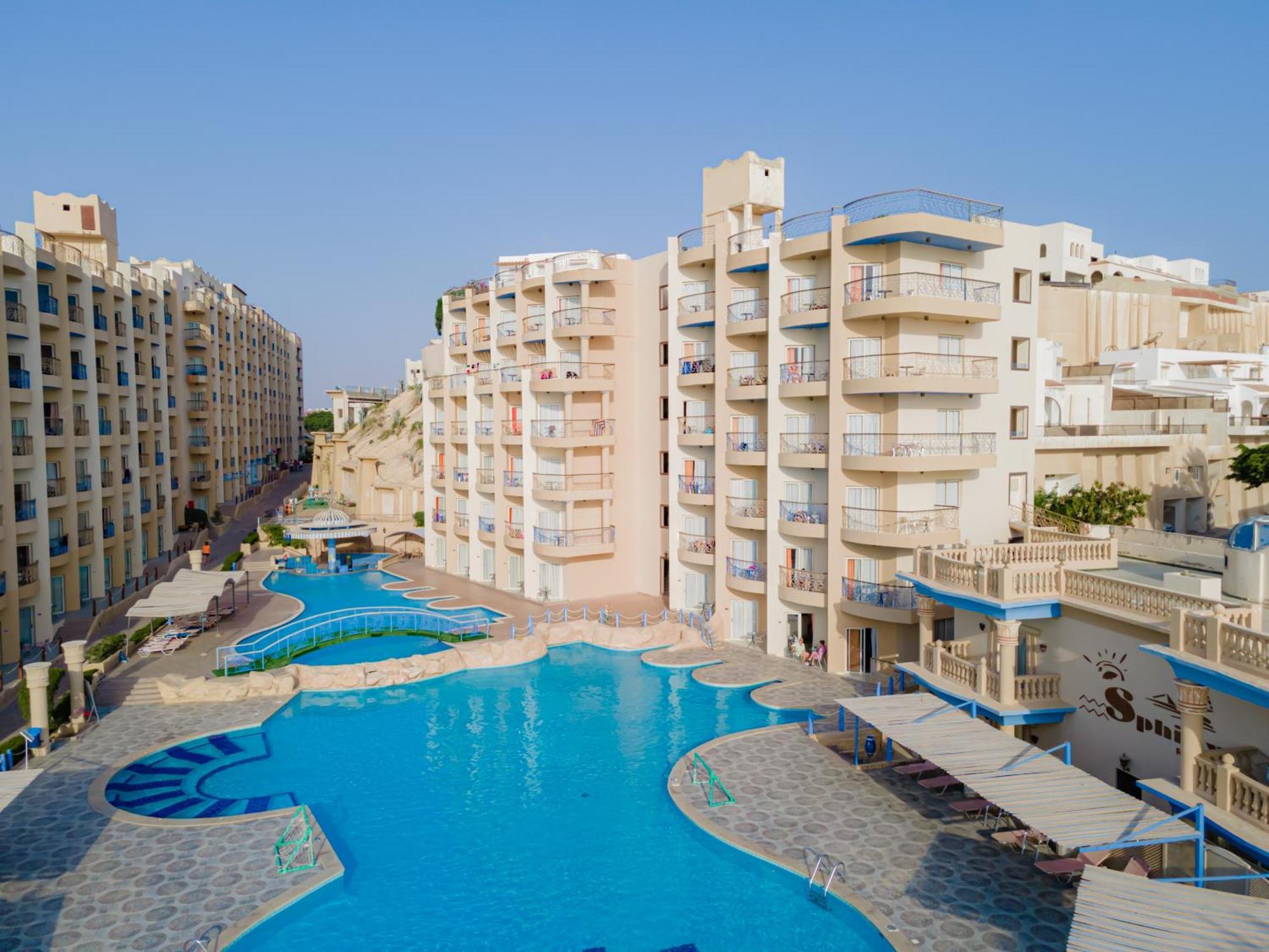 Sphinx Aqua Park Beach Resort Hurghada Exteriör bild