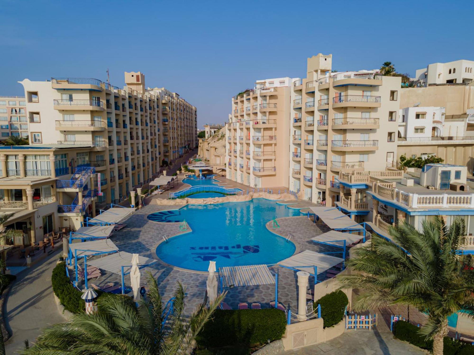 Sphinx Aqua Park Beach Resort Hurghada Exteriör bild