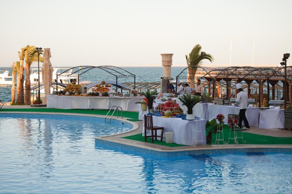Sphinx Aqua Park Beach Resort Hurghada Exteriör bild